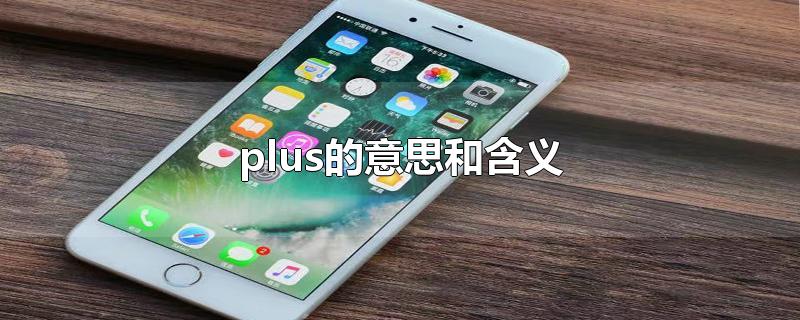 plus的意思和含義